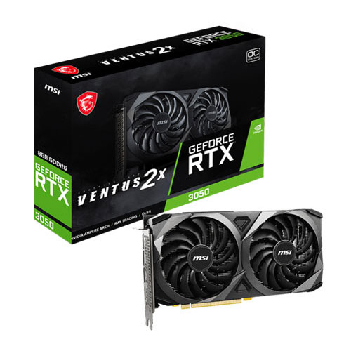 MSI GeForce RTX 3050 VENTUS 2X XS 8GB OC Graphics Card ( 3 YEARS WARRANTY ) MSI GeForce RTX 3050 VENTUS 2X XS 8GB OC Graphics Card ( 3 YEARS WARRANTY )