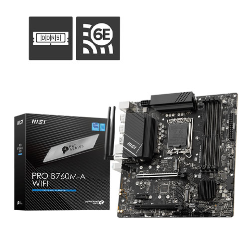 MSI B760M Bomber (Wi-Fi-) DDR5 Motherboard MSI B760M Bomber (Wi-Fi-) DDR5 Motherboard