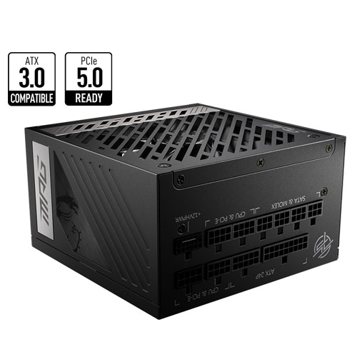 MSI MPG A1000GL PCIE5 1000 WATT 80 Plus Gold Certified Fully Modular Power Supply