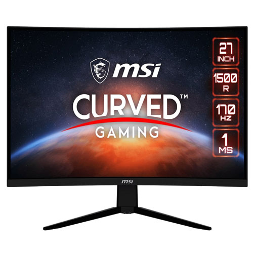 MSI G273CQ 27″ INCH WQHD (2560 X 1440) 170HZ 1MS Amd Freesync Curved Gaming Monitor MSI G273CQ 27" INCH WQHD (2560 X 1440) 170HZ 1MS Amd Freesync Curved Gaming Monitor