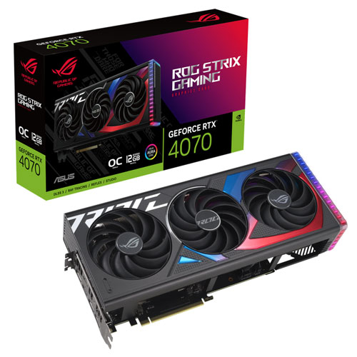 Asus ROG Strix GeForce RTX 4070 Gaming 12GB GDDR6X Graphics Card ( 3 YEARS WARRANTY ) Asus ROG Strix GeForce RTX 4070 Gaming 12GB GDDR6X Graphics Card ( 3 YEARS WARRANTY )