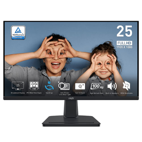 MSI Pro MP251 24.5″ Inch 100Hz 1ms FHD Ultra Slim Frameless Monitor (3 YEARS WARRANTY) MSI Pro MP251 24.5" Inch 100Hz 1ms FHD Ultra Slim Frameless Monitor (3 YEARS WARRANTY)