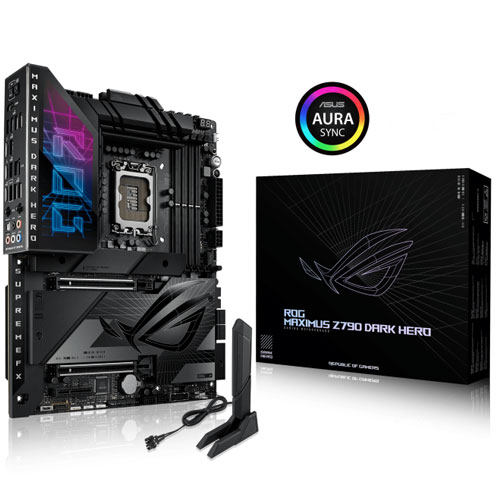 Asus ROG Maximus Z790 DARK HERO WIFI DDR5 MotherBoard (3 YEARS WARRANTY) Asus ROG Maximus Z790 DARK HERO WIFI DDR5 MotherBoard (3 YEARS WARRANTY)