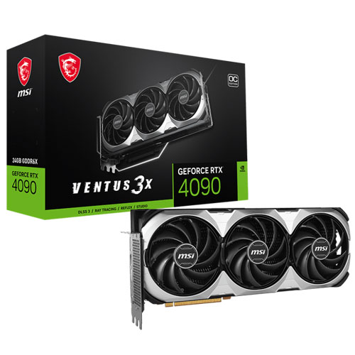 MSI Geforce RTX 4090 Ventus OC 3X E 24GB GDDR6X Graphic Card ( 3 YEARS WARRANTY )