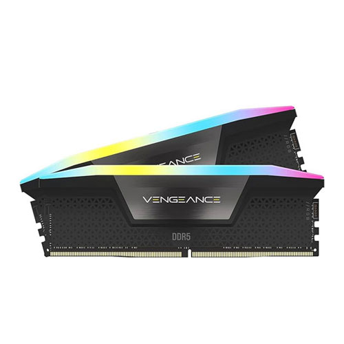 Corsair Vengeance RGB 64GB (2X32) DDR5 DRAM 6000MHz Amd Expo & Intel XMP Memory ( 3 YEARS WARRANTY ) Corsair Vengeance RGB 64GB (2X32) DDR5 DRAM 6000MHz Amd Expo & Intel XMP Memory ( 3 YEARS WARRANTY )
