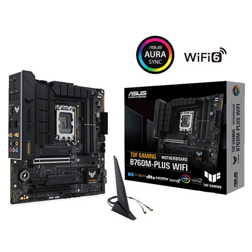Asus TUF Gaming B760-Plus (WIFI) DDR5 Motherboard ( 3 YEARS WARRANTY) Asus TUF Gaming B760-Plus (WIFI) DDR5 Motherboard ( 3 YEARS WARRANTY)