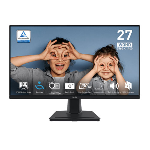 MSI Pro MP275Q 27 inch 100Hz 1ms 2560 x 1440 (WQHD) IPS Level Ultra Slim Frameless Monitor MSI Pro MP275Q 27 inch 100Hz 1ms 2560 x 1440 (WQHD) IPS Level Ultra Slim Frameless Monitor