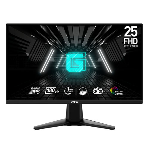 MSI G255F 24.5′ Inch FHD 180Hz Rapid IPS 1ms Adaptive Sync Gaming Monitor MSI G255F 24.5' Inch FHD 180Hz Rapid IPS 1ms Adaptive Sync Gaming Monitor