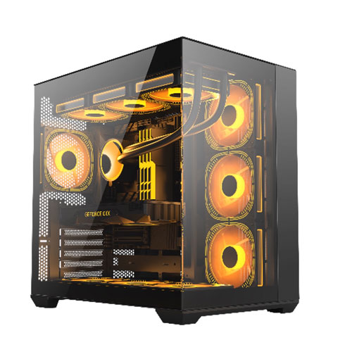 Raidmax Infinita i610 ARGB Dual Chamber Mid-Tower Gaming Case Raidmax Infinita i610 ARGB Dual Chamber Mid-Tower Gaming Case