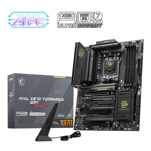 MSI MAG X870 Tomahawk (WIFI) DDR5 Motherboard ( 3 YEARS WARRANTY ) MSI MAG X870 Tomahawk (WIFI) DDR5 Motherboard ( 3 YEARS WARRANTY )